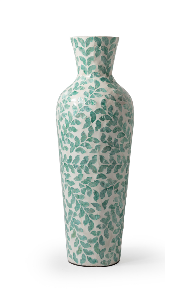 Azura Sedef Kaplama El İşçiliği Vazo 19 Çap H:56