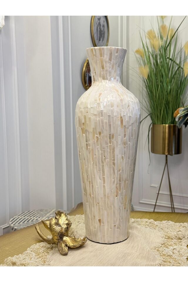 Azura Vazo El Yapımı Mother Of Pearl