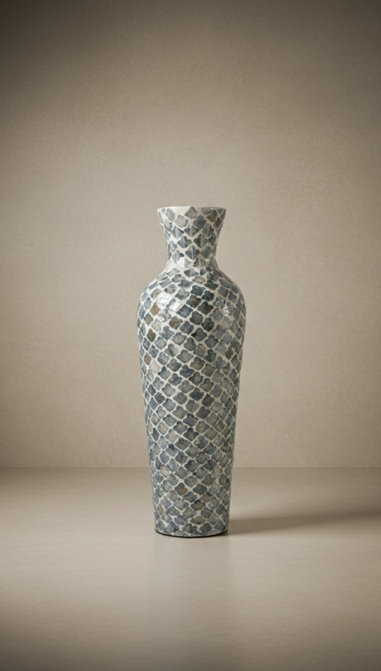Azura Vazo El Yapımı Mother Of Pearl
