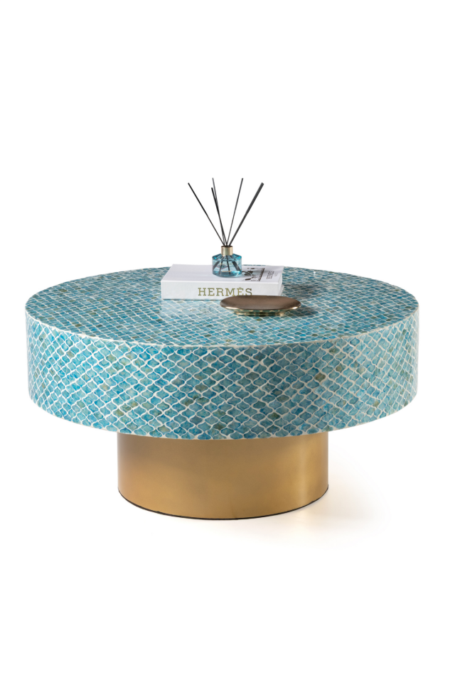 Maris Orta Sehpa Kaplama El işçiliği 90x90 H:45 Salon