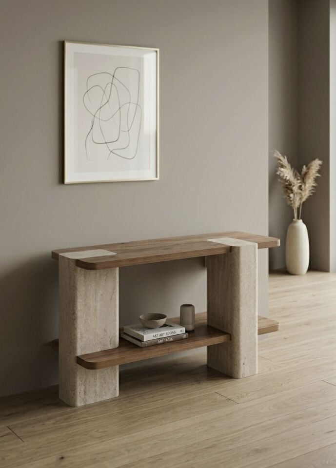 Duo Dresuar Amalfi-Traverten 120x40cm